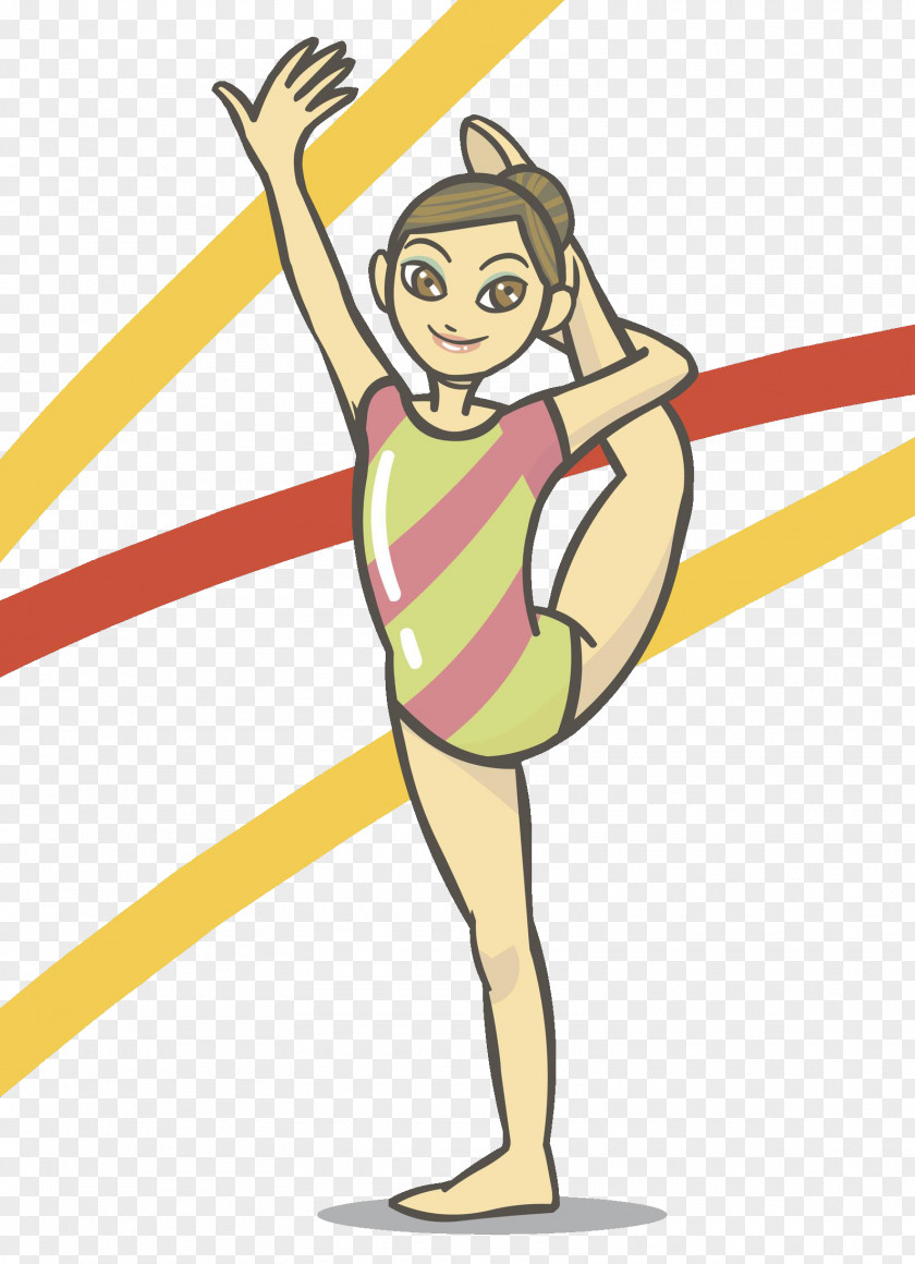 Gymnastics Cartoon Growth Hormone PNG