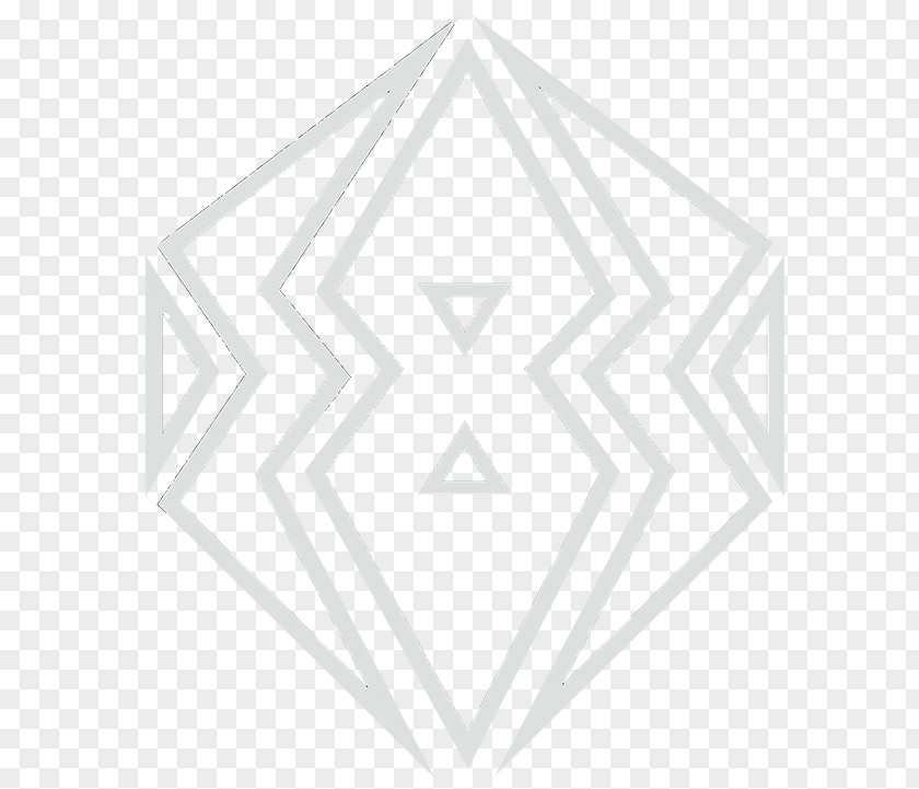 Line Symmetry Triangle Pattern PNG