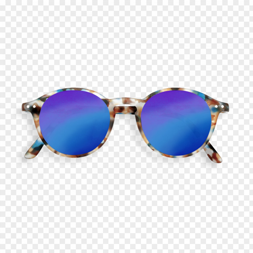 Mirror IZIPIZI Mirrored Sunglasses Blue PNG