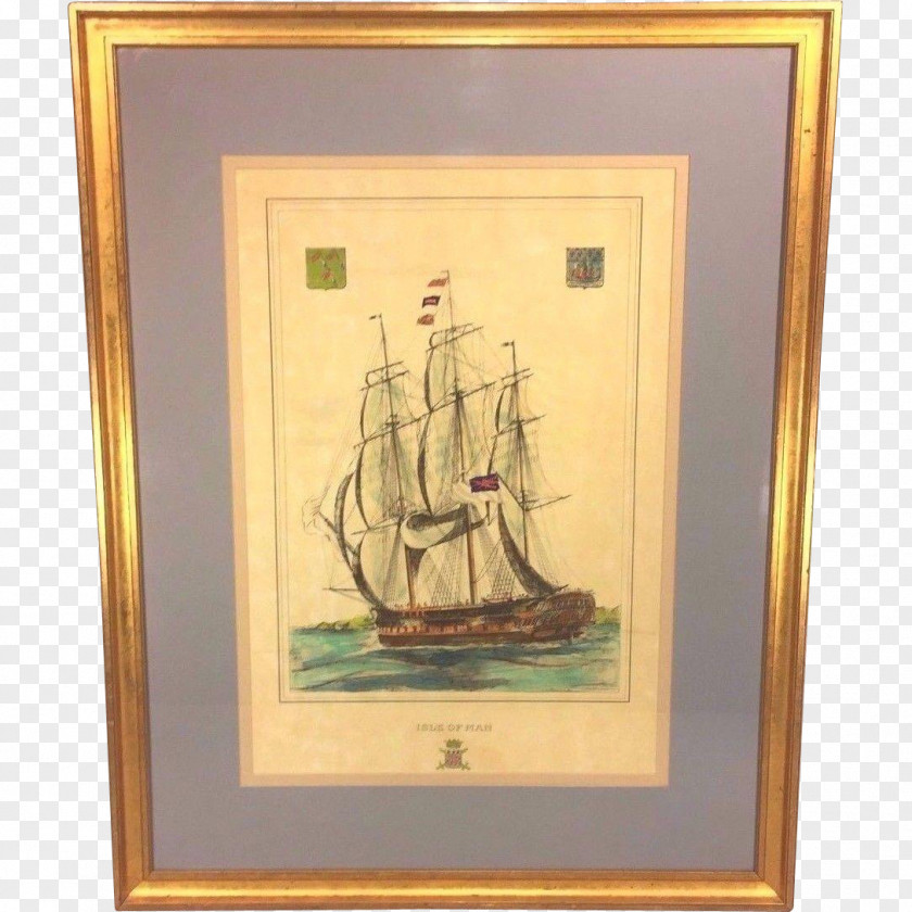 Antique Sailing Ship Painting /m/083vt PNG
