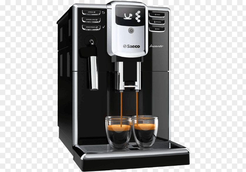 Coffee Espresso Coffeemaker Philips Saeco Incanto HD8911 PNG