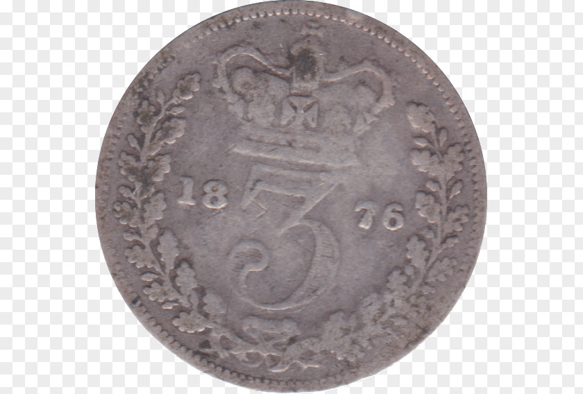 Coin Threepence Cambridgeshire Nickel PNG