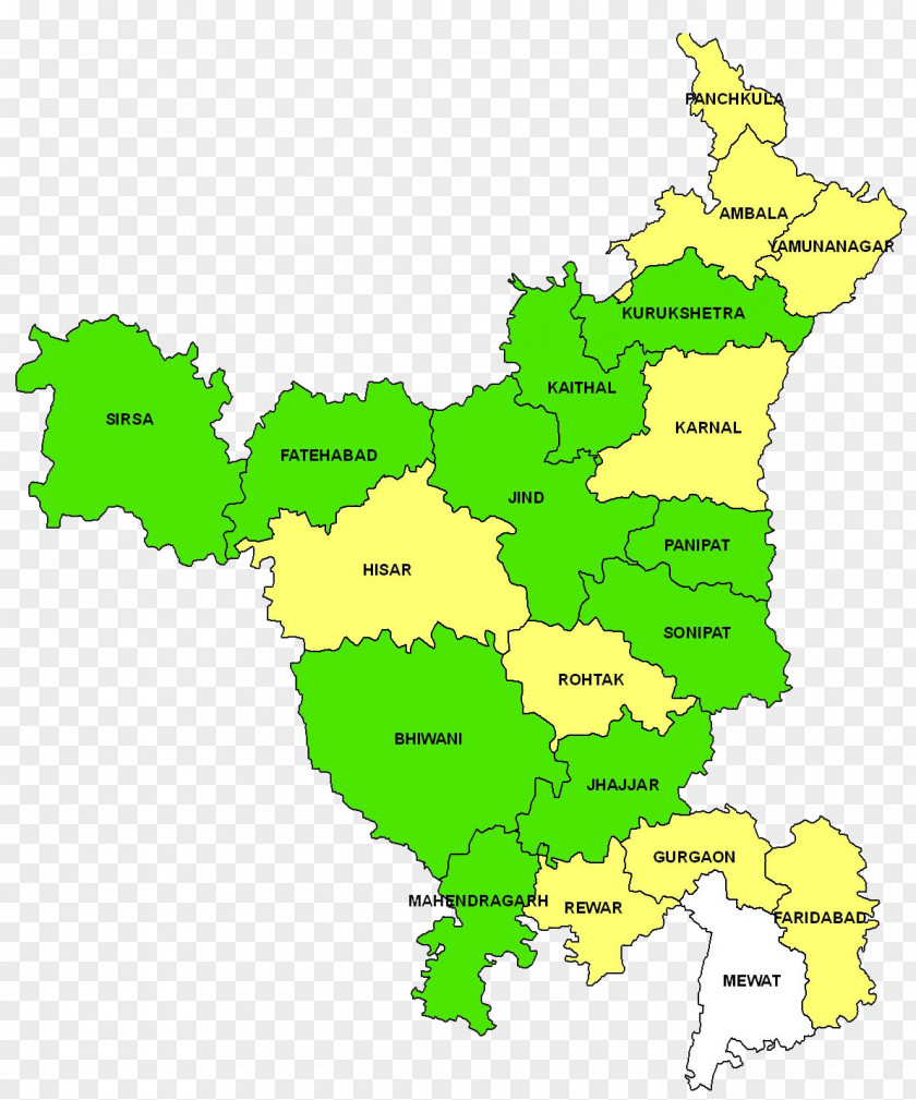 Map Hisar Jind District Kaithal States And Territories Of India PNG