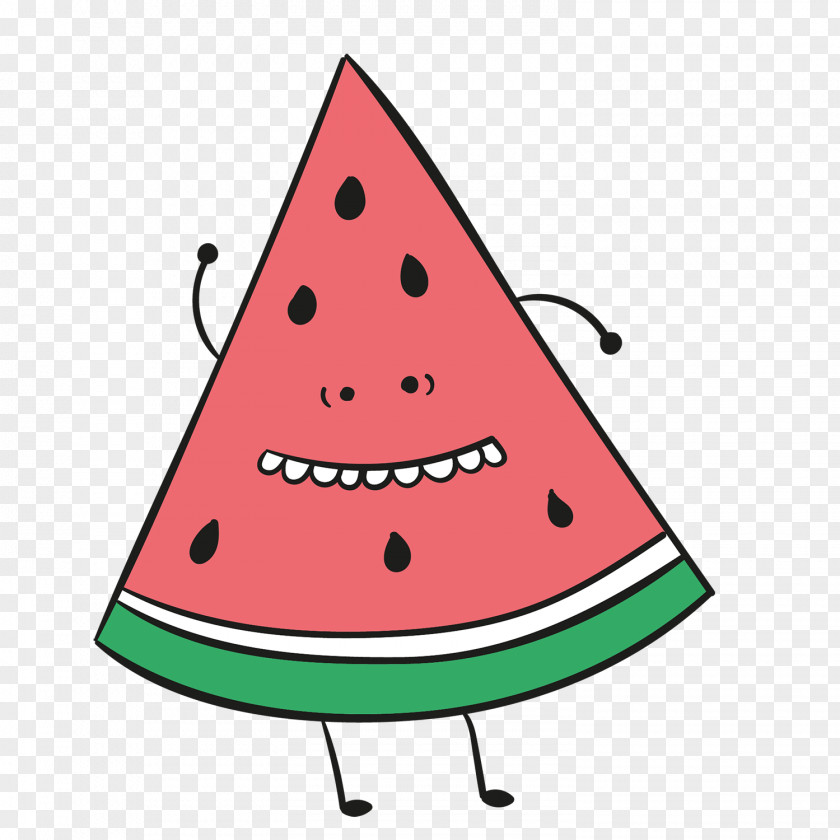 Nifty Fruit Design Watermelon Clip Art PNG