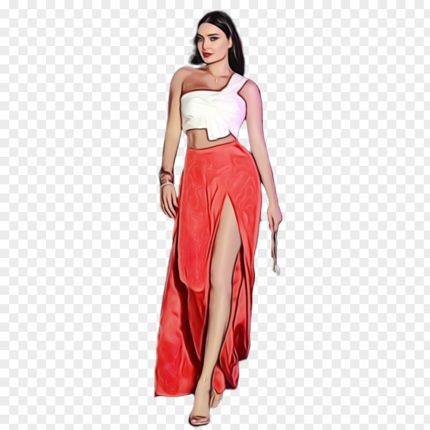 Waist Skirt Costume Dress Shoulder PNG