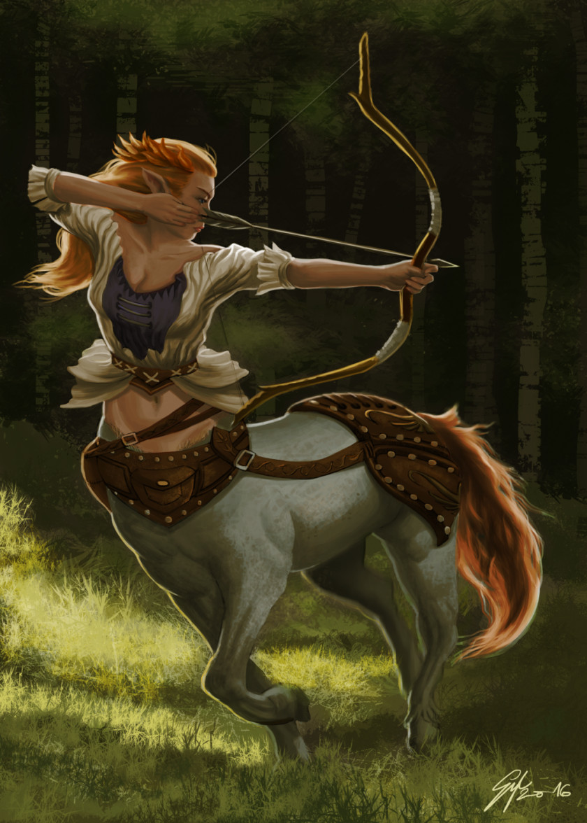 Centaur Huang Rong Centaurides Legendary Creature Female PNG