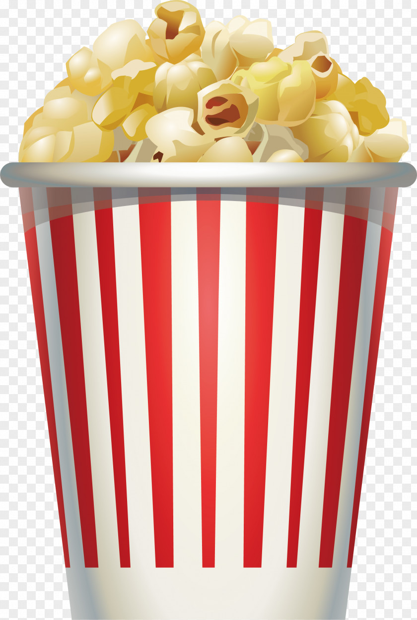 Cream Popcorn PNG