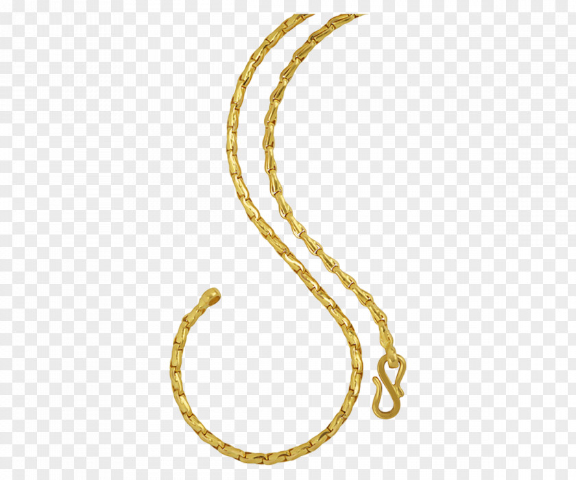Gold Chain Jewellery Necklace PNG