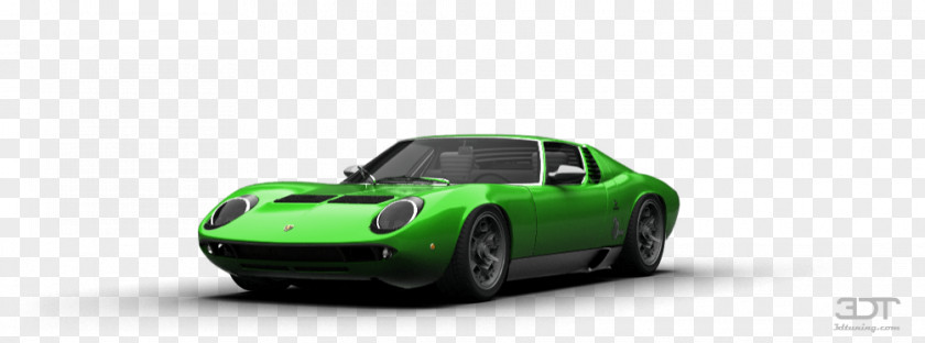 Lamborghini Miura Model Car Automotive Design PNG