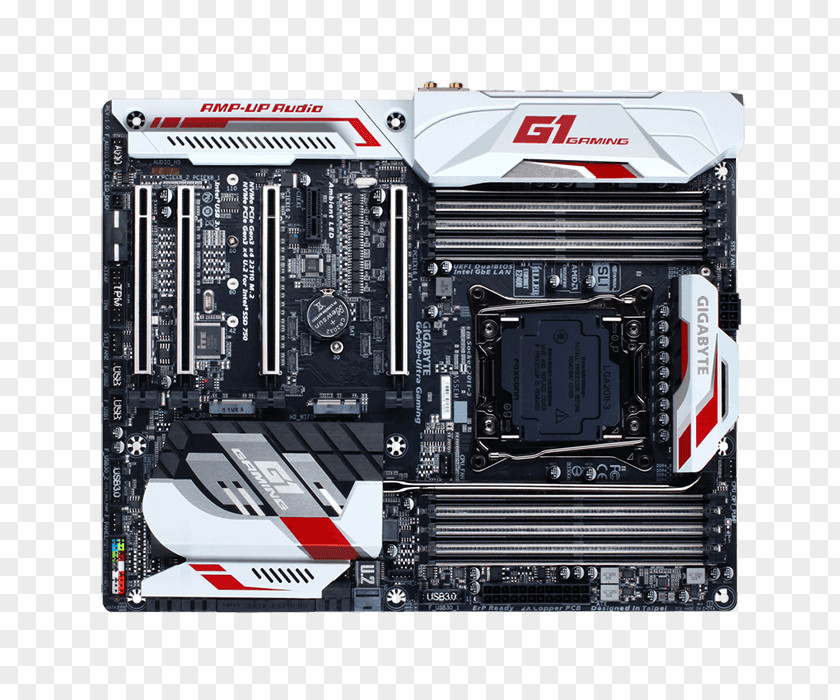 LGA 2011 Intel The Motherboard Created For Professional Designers GA-X99-Designare EX ATX PNG