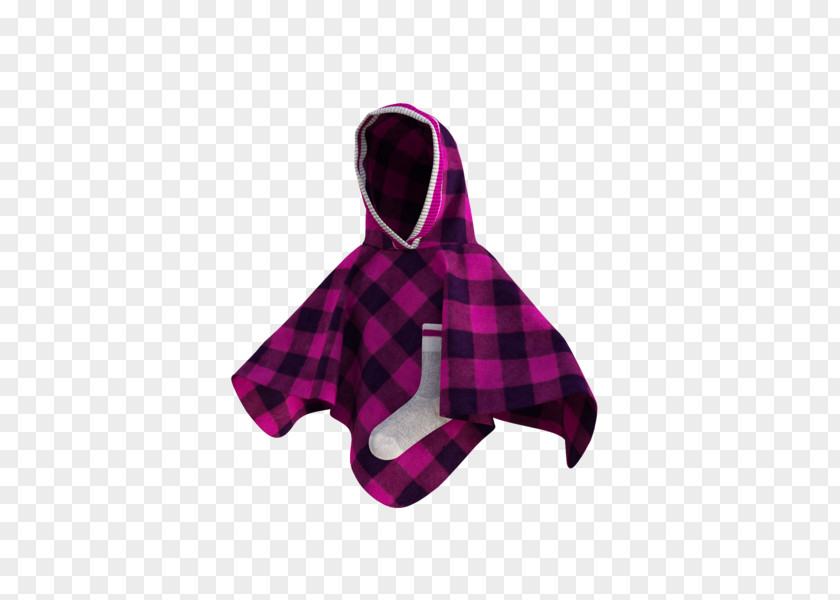 Polar Fleece Scarf Full Plaid Poncho Tartan PNG