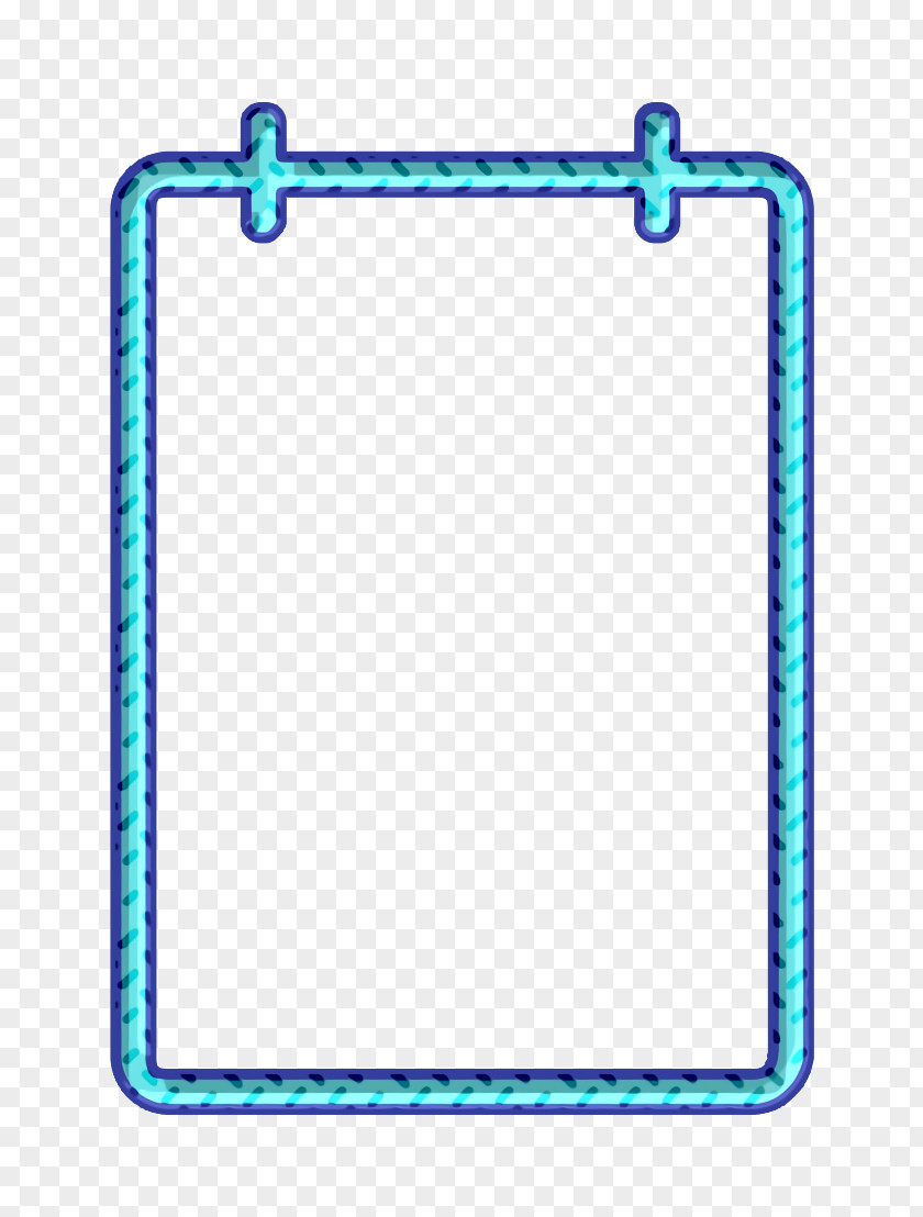 Rectangle Blue Clipboard Icon Copy Dashboard PNG
