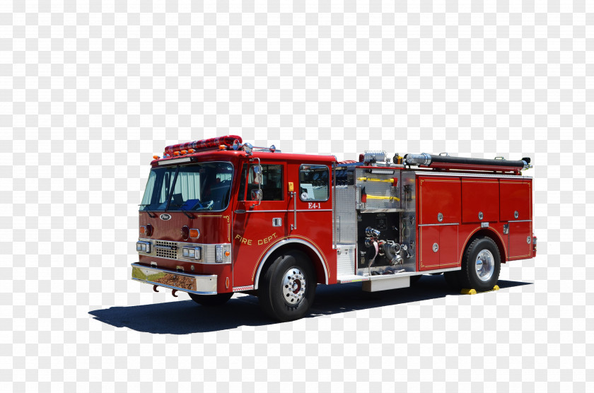 Truck Fire Engine Motor Vehicle Department Car PNG