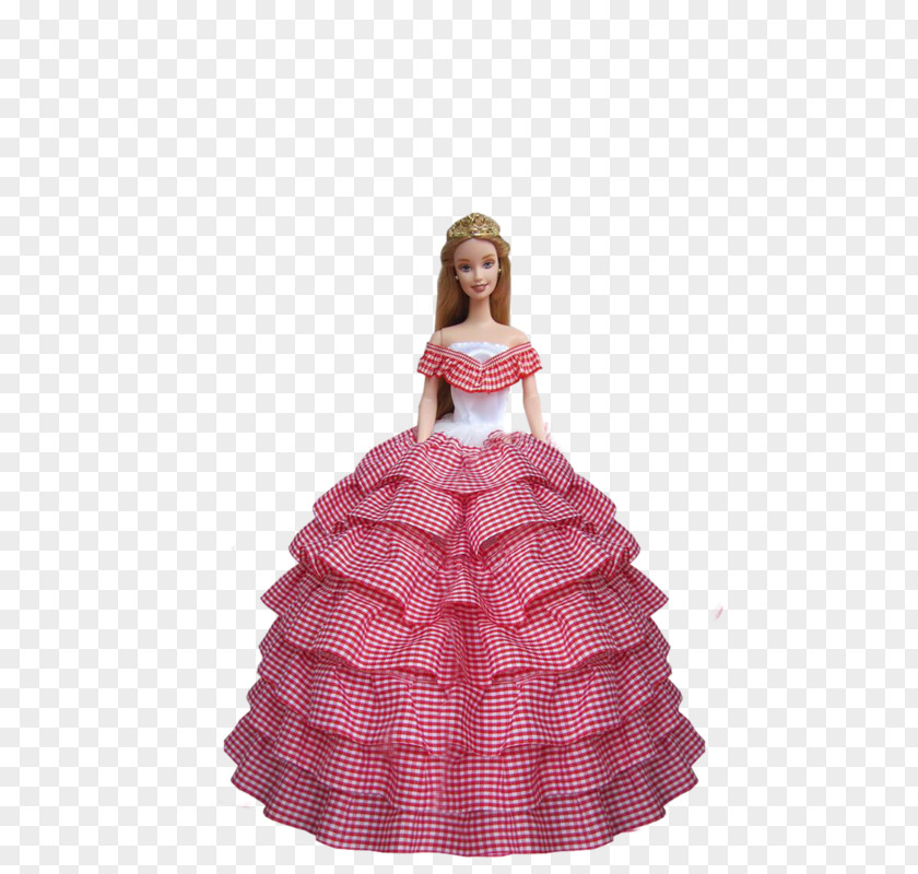 Costume Design Pink M Gown Barbie PNG