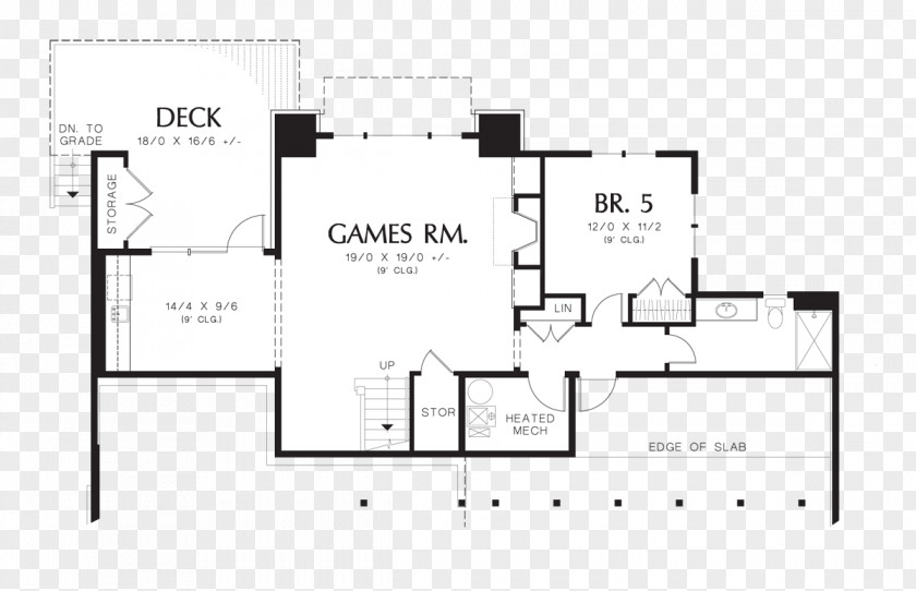 Design Floor Plan House PNG