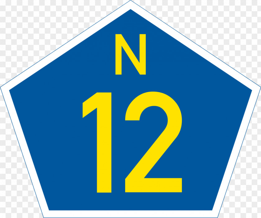 Road N1 N2 Route Number Clip Art PNG