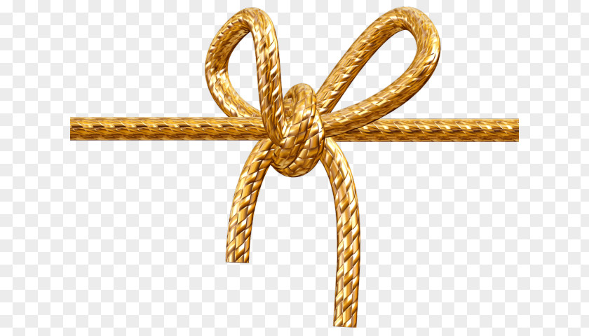 Rope Chain Yellow Gold Metal Knot Jewellery PNG