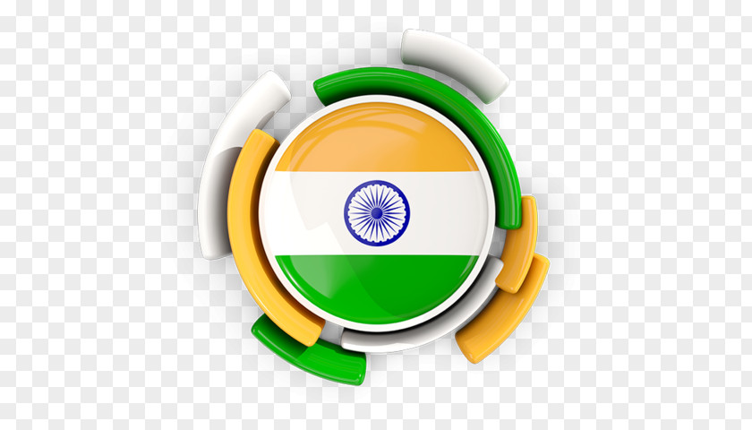 Round Flag Of India National PNG