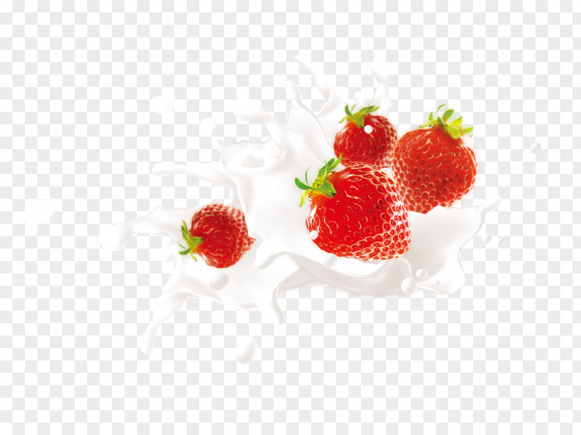 Strawberry Milk Powdered Food PNG