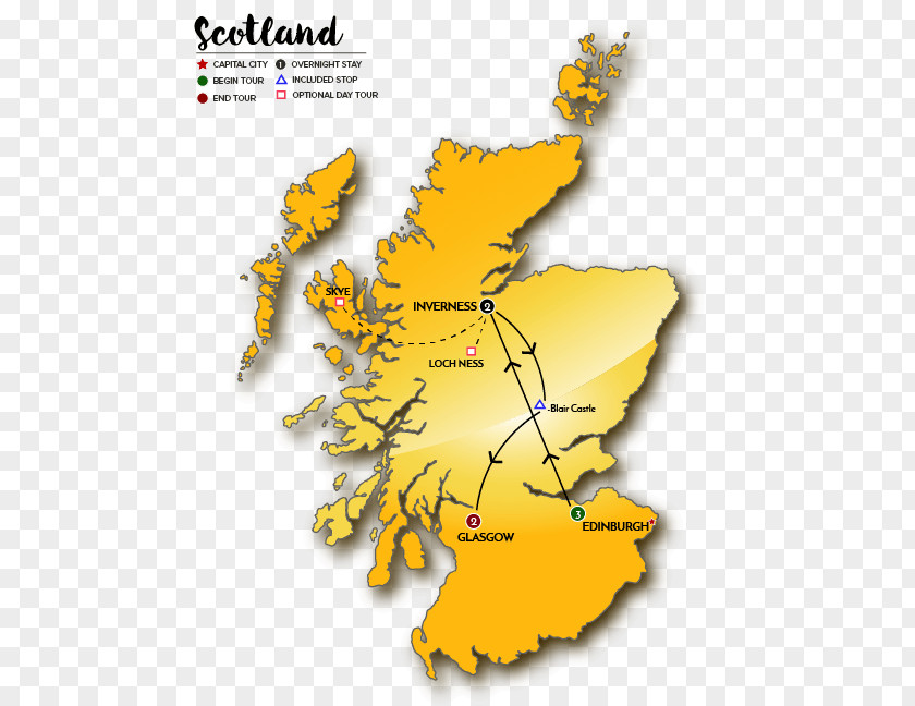 Travel Glasgow Inverness Air Itinerary PNG
