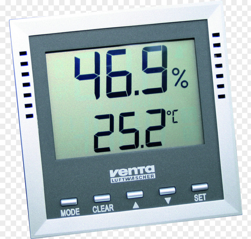 Humidifier Thermohygrometer Venta LW45 Airwasher PNG