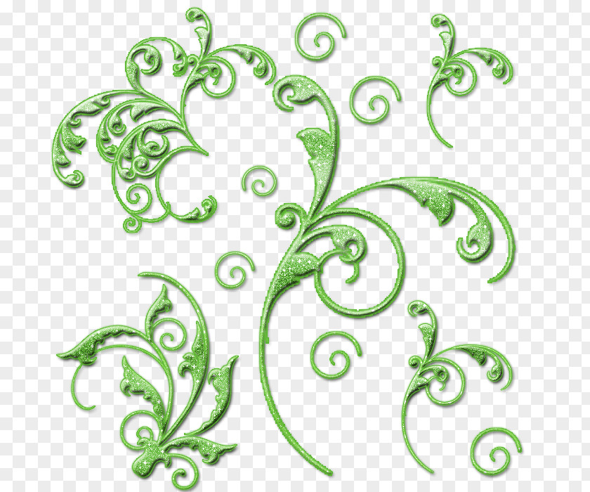 Leaf Floral Design Pattern PNG