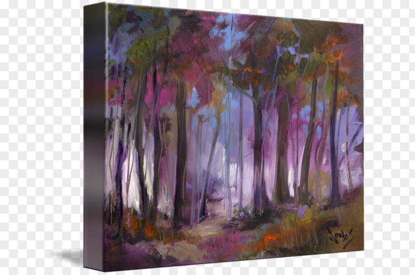 Painting Watercolor Acrylic Paint Canvas Print PNG