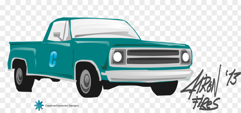 Pickup Truck Car Flatbed Animaatio PNG