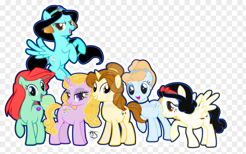 Princess Jasmine Pony Rarity Rapunzel Pinkie Pie PNG