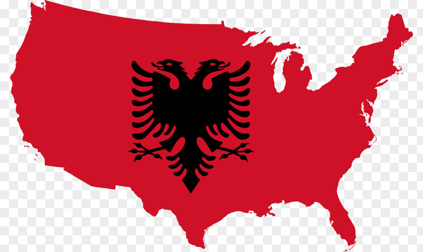 United States Flag Of The Albania PNG
