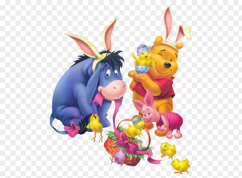 Winnie The Pooh Winnie-the-Pooh Tigger Eeyore Easter Bunny Roo PNG