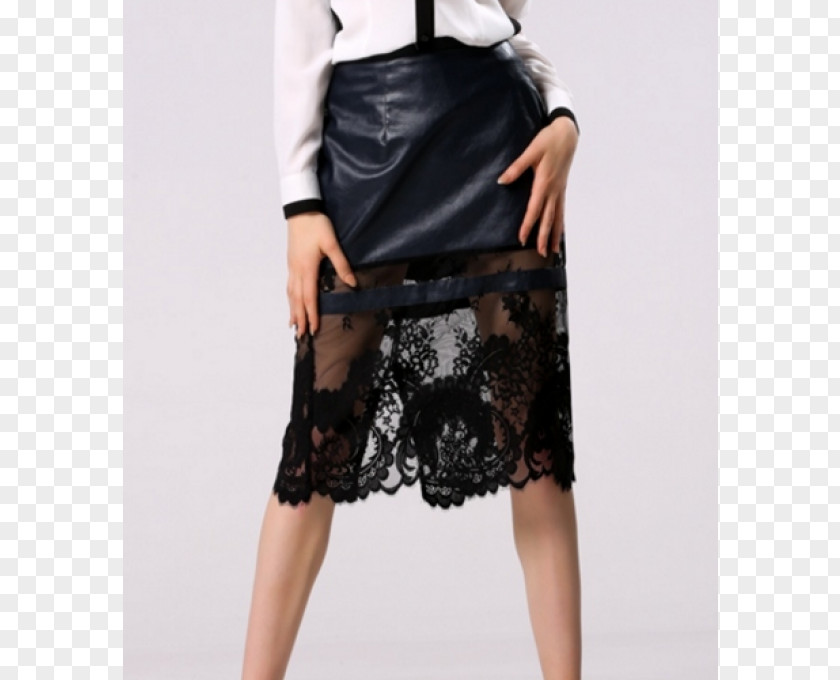 Dentelle Miniskirt Handbag Artificial Leather PNG