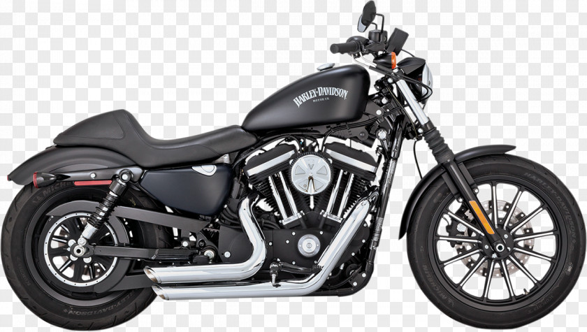 Harley-davidson Exhaust System Harley-Davidson Sportster Motorcycle Car PNG