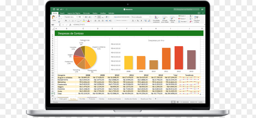 Planilha Microsoft Excel Office For Mac 2011 2016 PNG