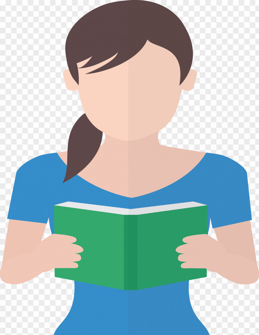 Supporter Cartoon Counselling Reading Vector Graphics Student Woman PNG
