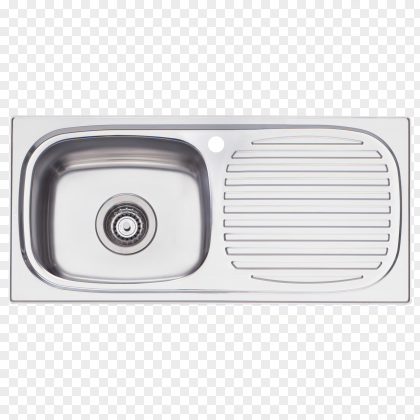 Top View Furniture Kitchen Sink Bowl Tap Stainless Steel PNG