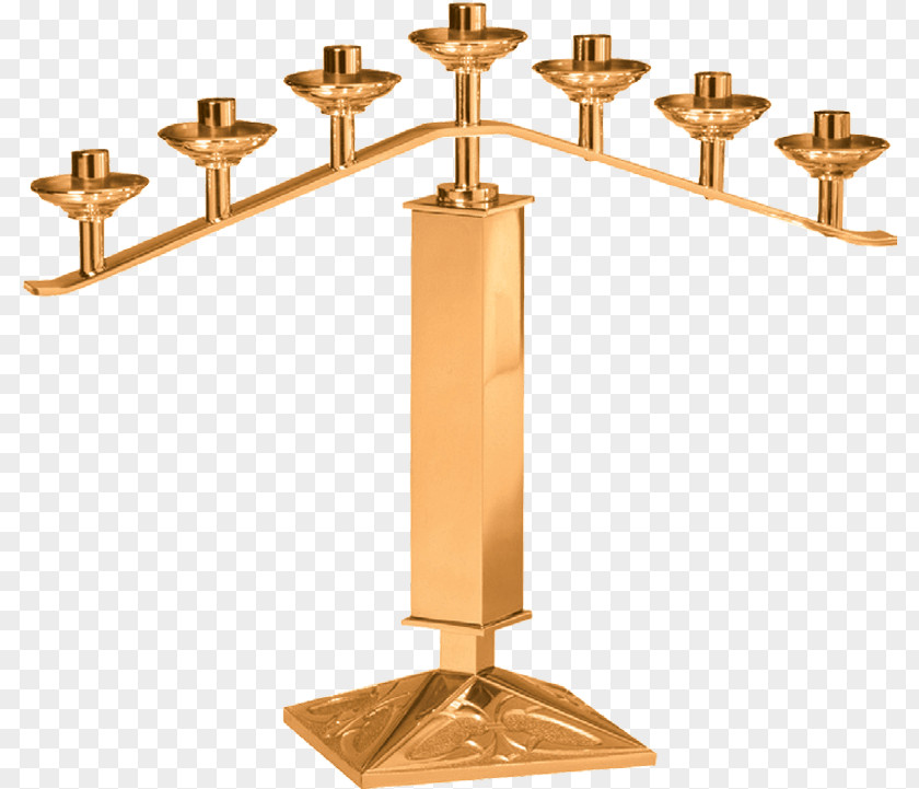 Altar Candlestick Crucifix Candelabra Paschal Candle PNG