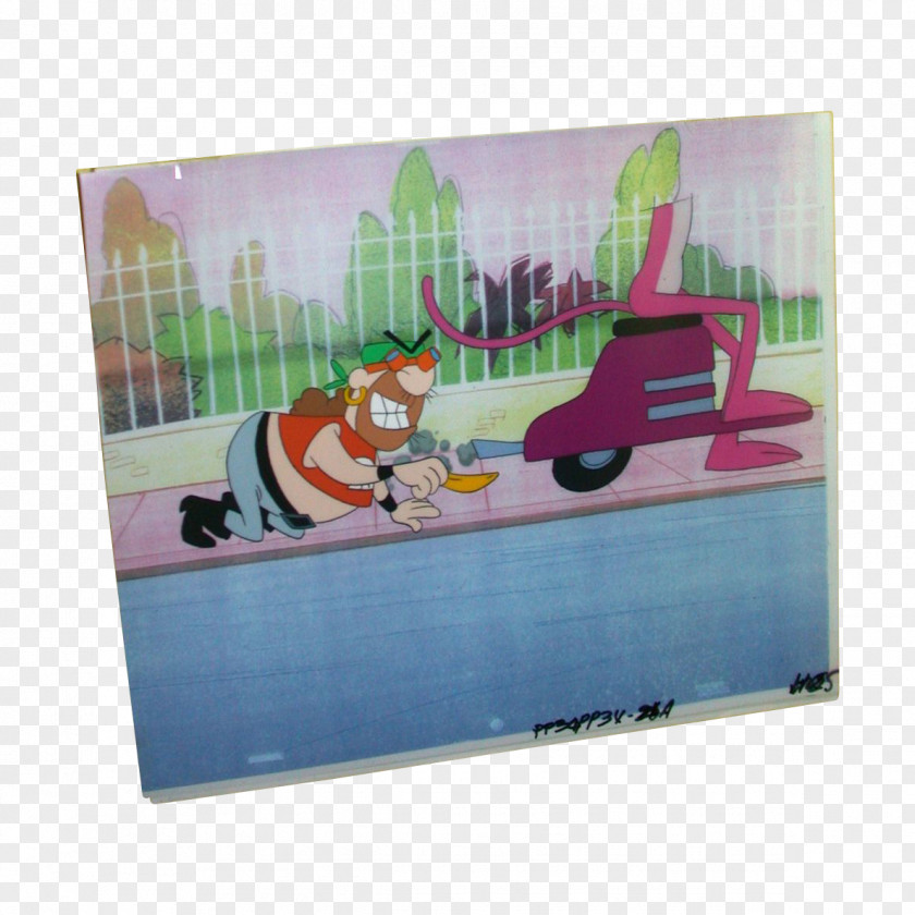 Cartoon Pink Panther Display Advertising Rectangle Web Banner PNG