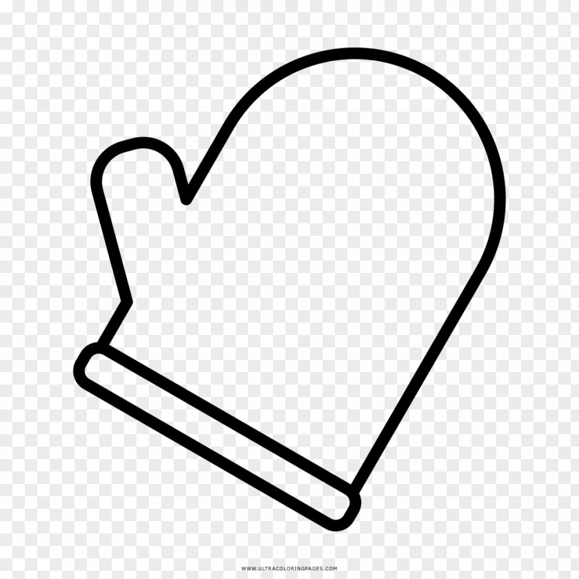 Kitchen Oven Glove Drawing Coloring Book PNG