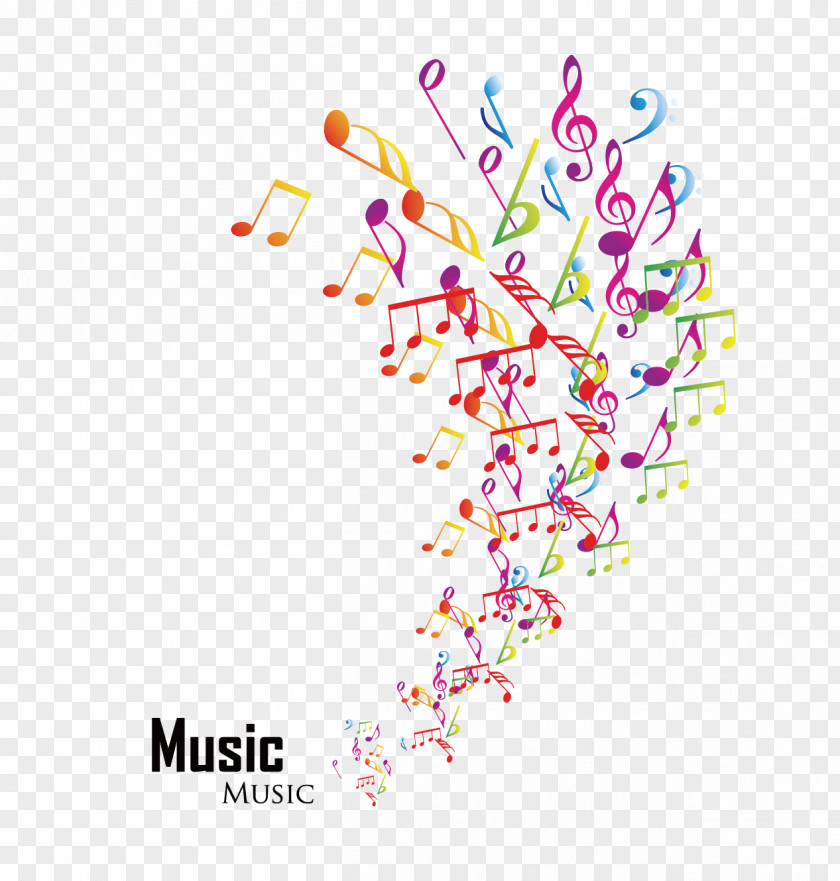 Musical Note Sheet Music PNG note music, Multicolored notes, music with musical notes illustration clipart PNG
