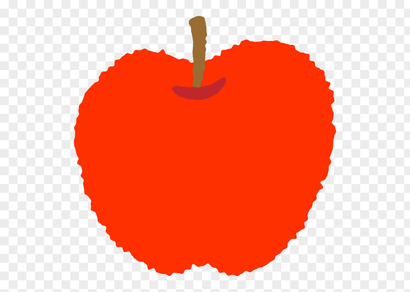 Clip Art Apple Heart Love My Life RED.M PNG