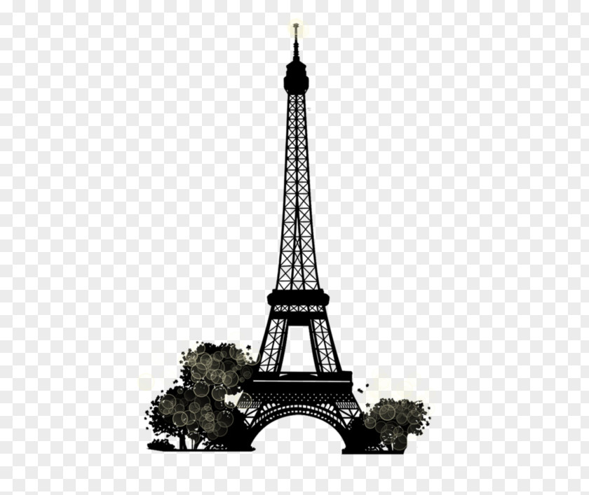 Eiffel Tower Sticker Hotel Wall Decal PNG