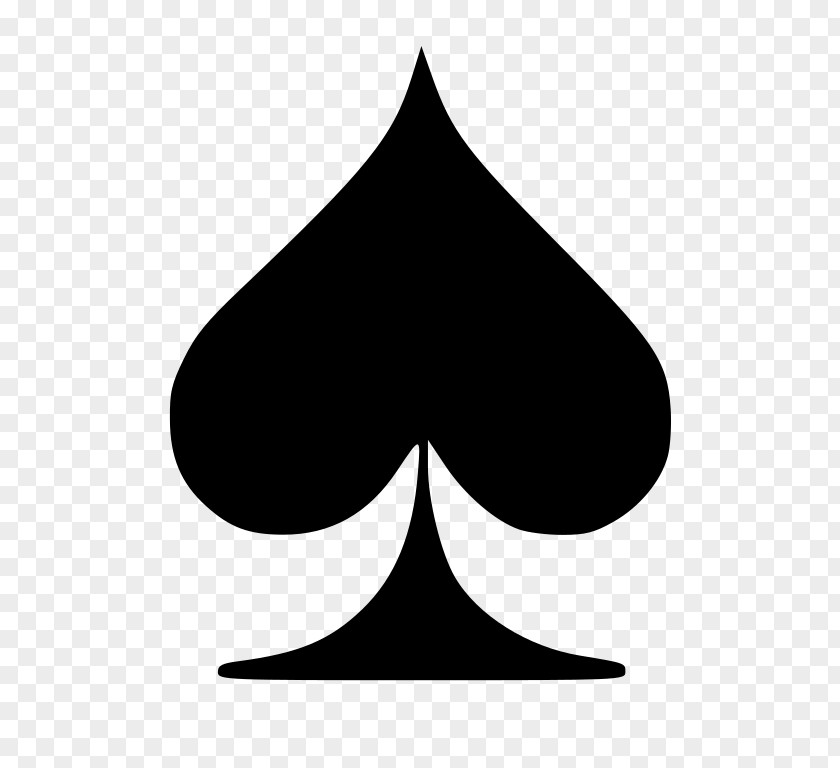 Ace Card Playing Suit Of Spades PNG