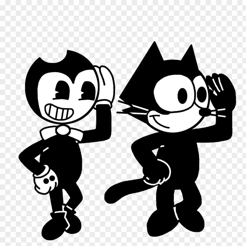 Cat Felix The Bendy And Ink Machine Oswald Lucky Rabbit Mickey Mouse PNG