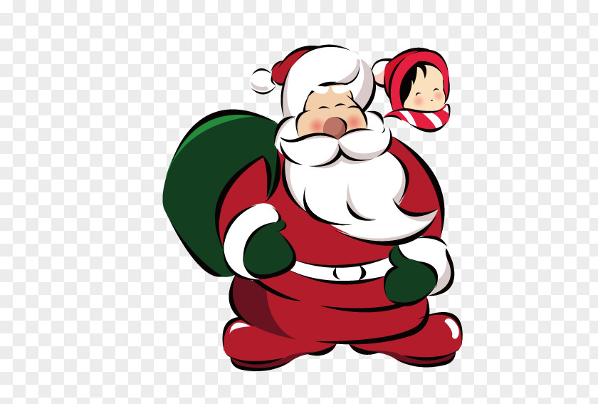 Children Want Santa Claus Christmas Wallpaper PNG