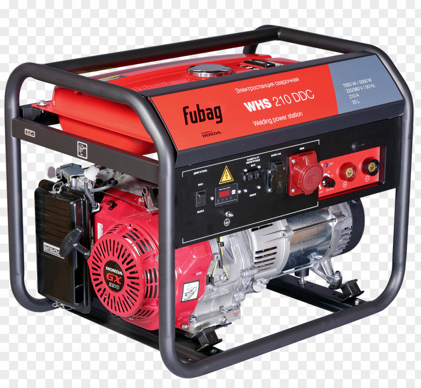 Generator Electric Power Station Engine-generator Welding Fubag PNG