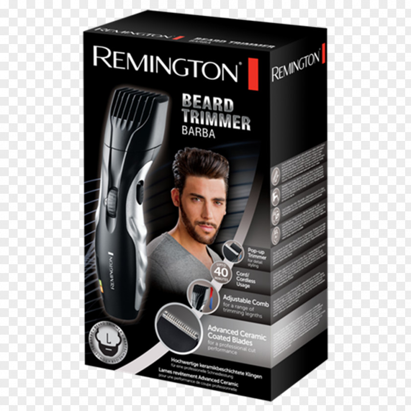 Hair Trimmer Clipper Beard Remington Barba MB320C Products Designer Stubble PNG