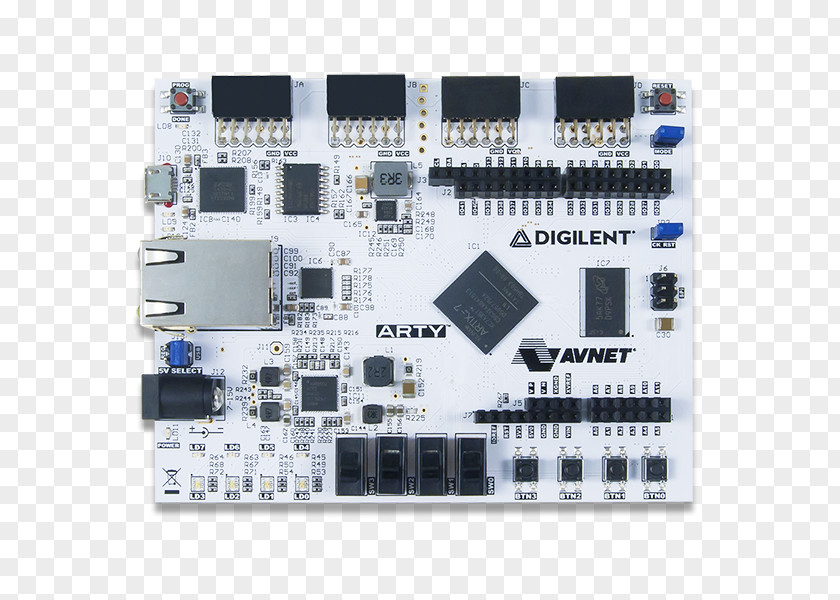 Logic Board Field-programmable Gate Array Microprocessor Development Xilinx JTAG Programmable Device PNG