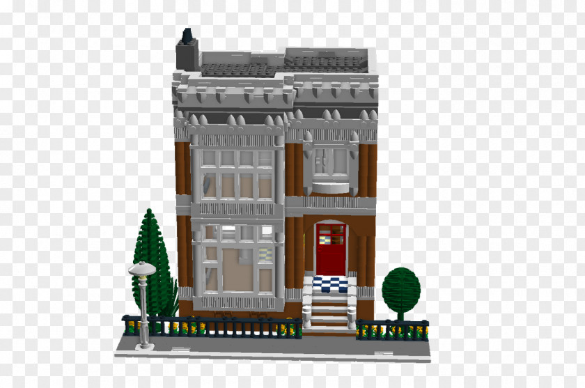 Architectural Style Townhouse Victorian House Modular Building Facade PNG