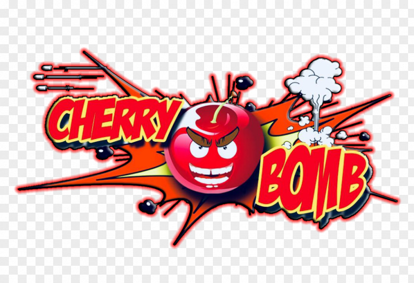 Cherry Bomb Juice Lemonade Logo Keyword Tool Electronic Cigarette PNG